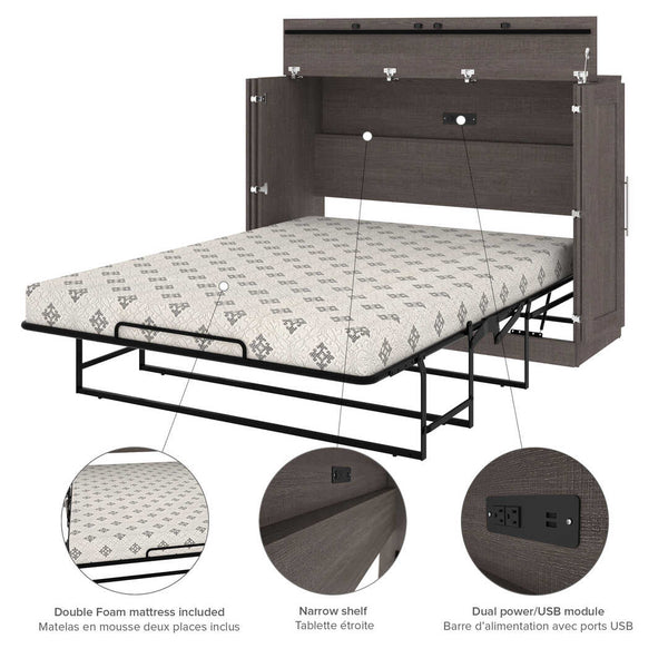 61W Full Cabinet Bed with Mattress