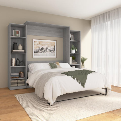 Queen Murphy Bed with Closet Organizers (105W)
