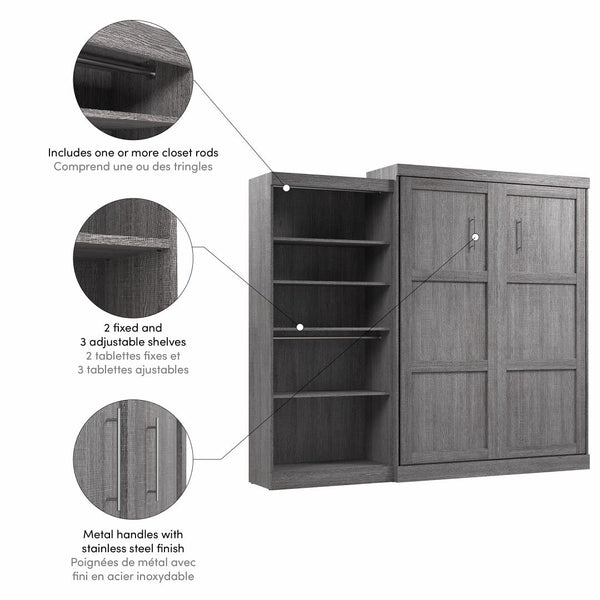 Queen Murphy Bed with Closet Organizer (101W)