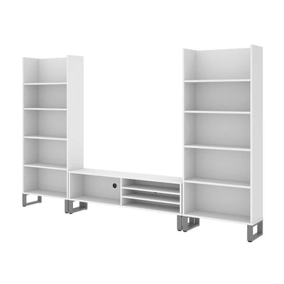 TV Stand with 2 Bookcases