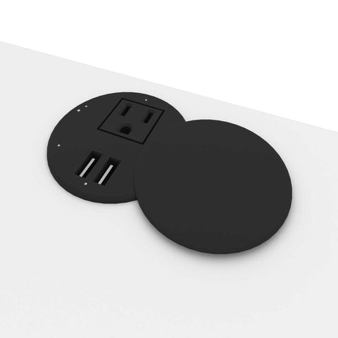 60W x 30D Standing Desk with Dual Monitor Arm