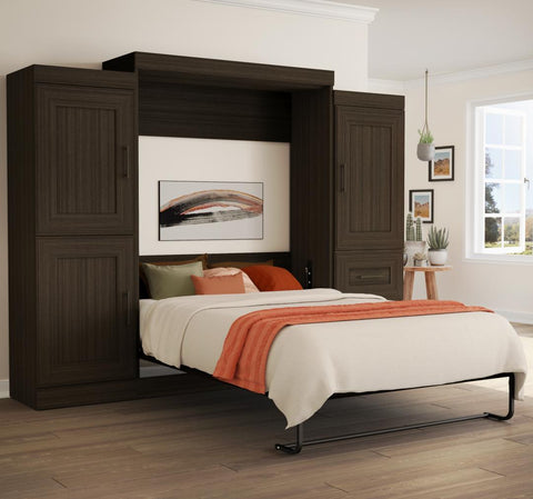 Full Murphy Bed and 2 Storage Units (109”)