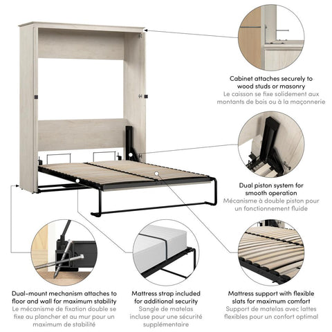 63W Full Murphy Bed