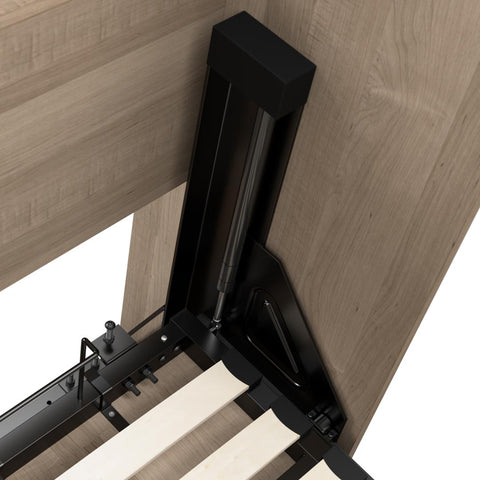 Queen Murphy Bed with 2 Shelving Units (137W)