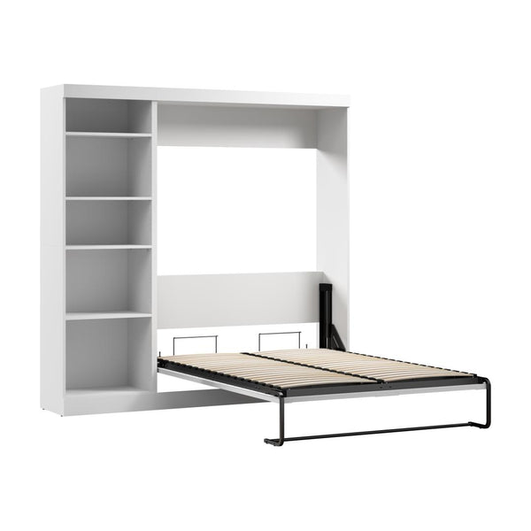 Full Murphy Bed with Shelving Unit (84W)