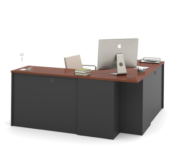 72W Corner Desk with Pedestal