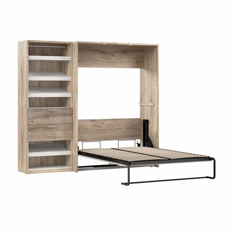 Full Murphy Bed with Closet Organizer (89W)