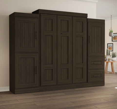 Full Murphy Bed and 2 Storage Units (109”)