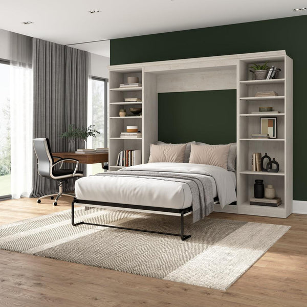 Full Murphy Bed and 2 Closet Organizers (109W)