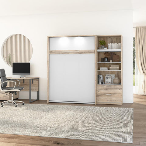 Full Murphy Bed with Closet Organizer (89W)