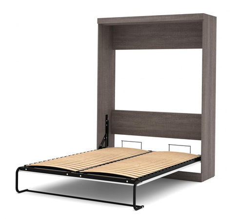 Queen Murphy Bed with Mattress and Storage Unit (90W)