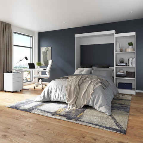 Full Murphy Bed with Closet Organizer (85W)