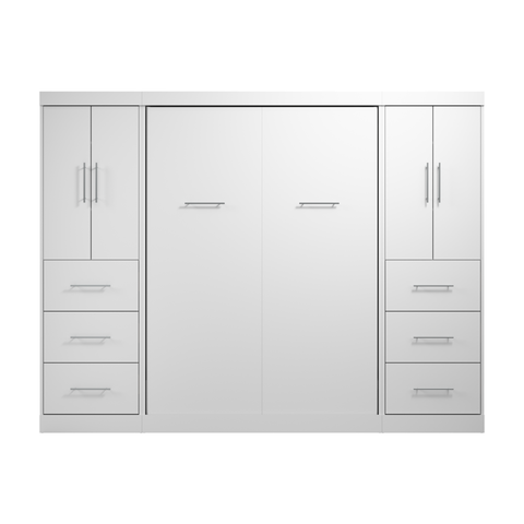 Full Murphy Bed with 2 Wardrobes (109W)