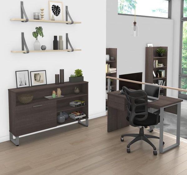 2-Piece Set including a table desk and a credenza