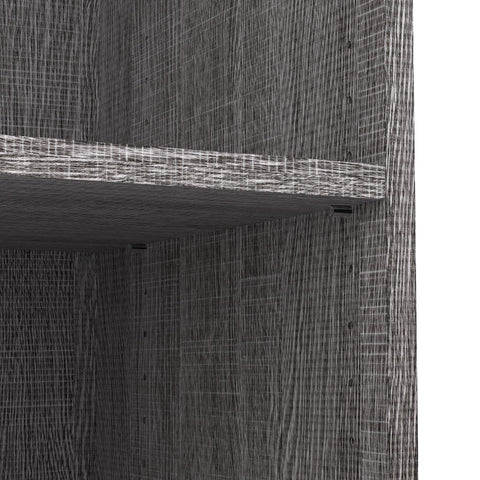 Contemporary Closet System with Shelves, Drawers, Clothing Rods, Shoe Racks & Cubbies, 86W x 19D