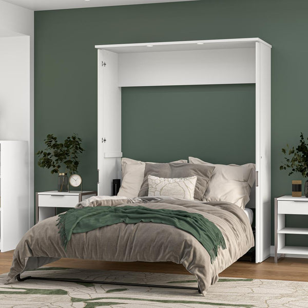 68W Queen Murphy Bed with Desk