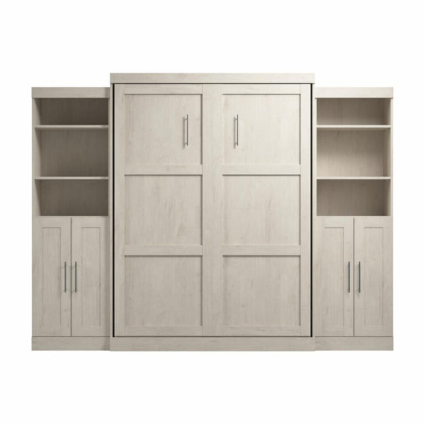 Queen Murphy Bed with Closet Storage Organizers (115W)