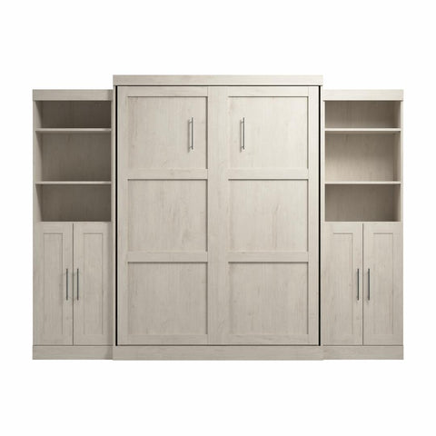 Queen Murphy Bed with Closet Storage Organizers (115W)