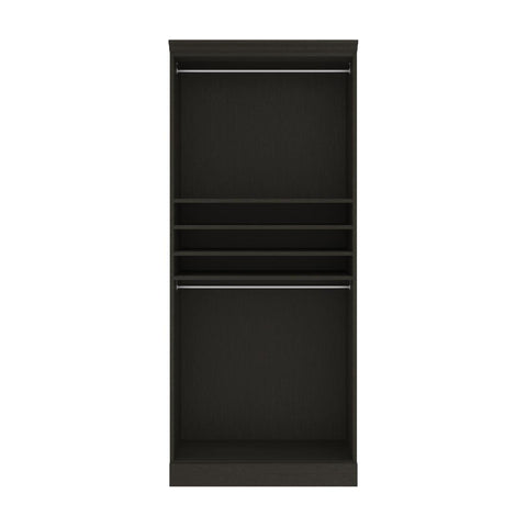 Traditional Closet System with Shelves, Drawers & Clothing Rods, 36W x 20D