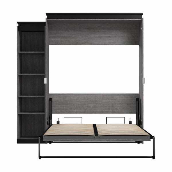 Queen Murphy Bed with Shelves (87W)