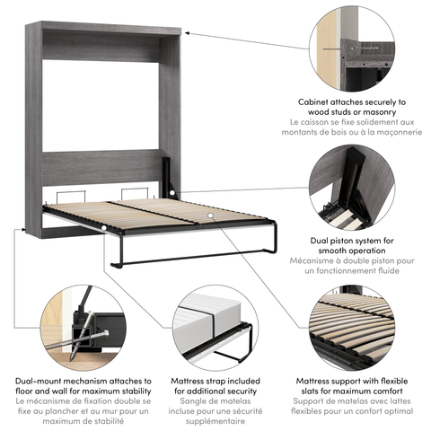 65W Queen Murphy Bed