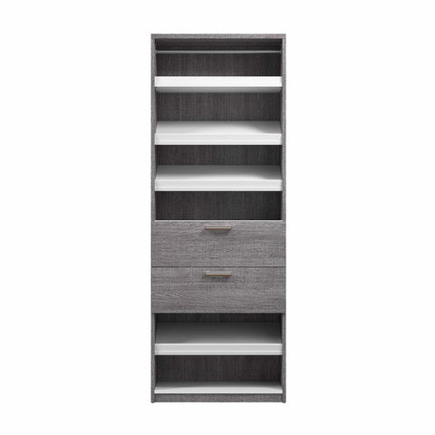 30W Closet Organizer with Drawers