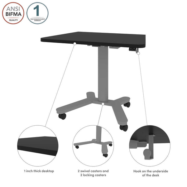 36W x 24D Small Standing Desk