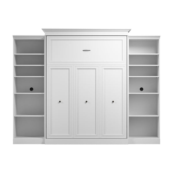 Queen Murphy Bed and 2 Closet Organizers (115W)