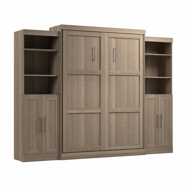 Queen Murphy Bed with Closet Storage Organizers (115W)