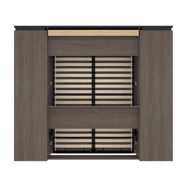 Full Murphy Bed and Narrow Storage Solutions with Drawers (99W)