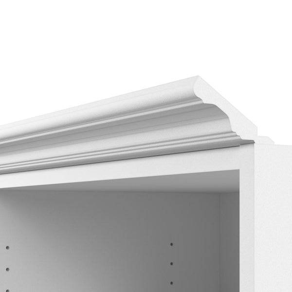 Traditional Closet System with Shelves, Drawers, Clothing Rods & Doors, 61W x 20D