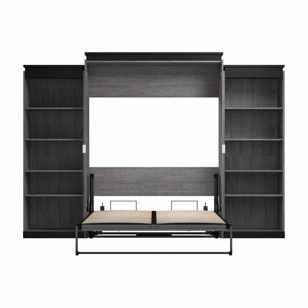 Queen Murphy Bed with Shelves (126W)