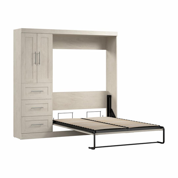 Full Murphy Bed with Closet Organizer with Drawers (84W)