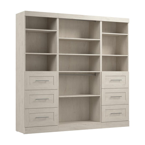 86W Closet Organization System with Drawers