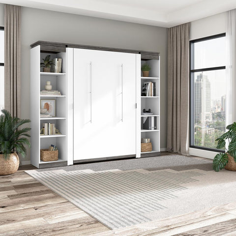 Full Murphy Bed with Shelves (100W)