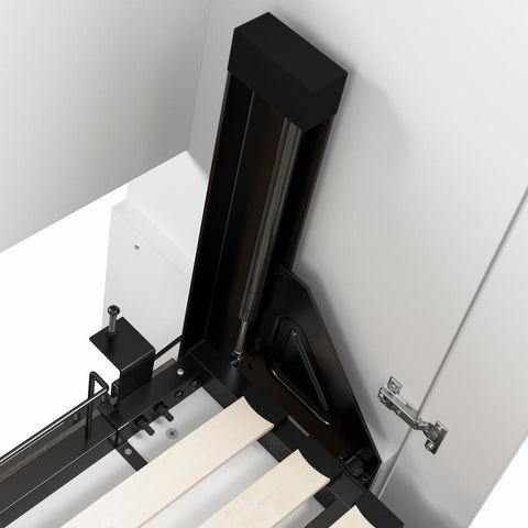 Queen Murphy Bed with Shelves (106W)