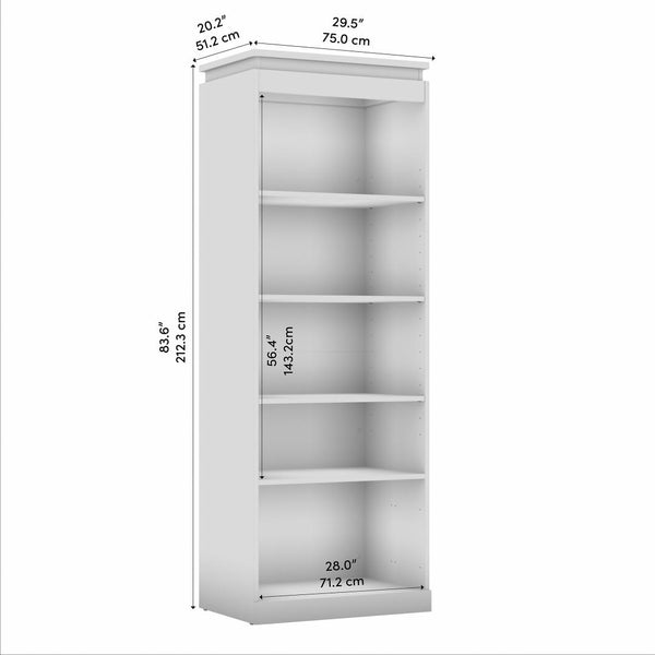30W Tall Storage Shelf for Bedroom