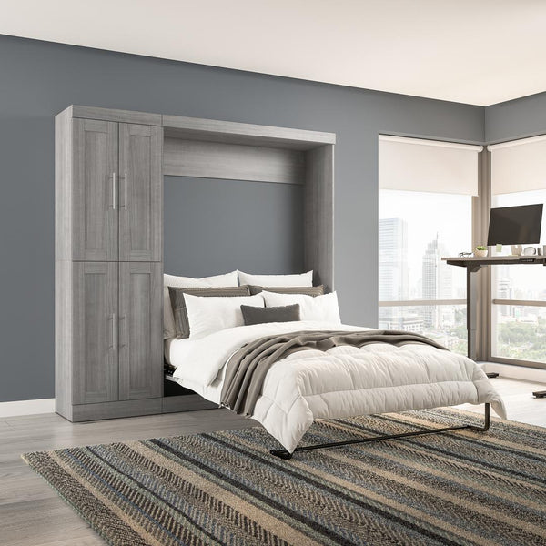 Full Murphy Bed with Closet Organizer (84W)