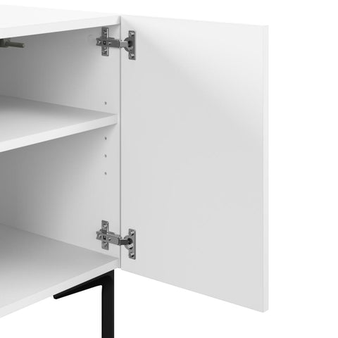 71W Modular Entertainment Center with TV Stand and Small Wall Panel