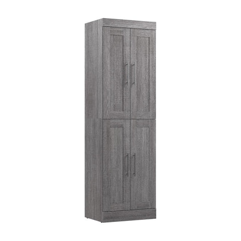 Contemporary Closet System with Shelves & Doors, 25W x 19D