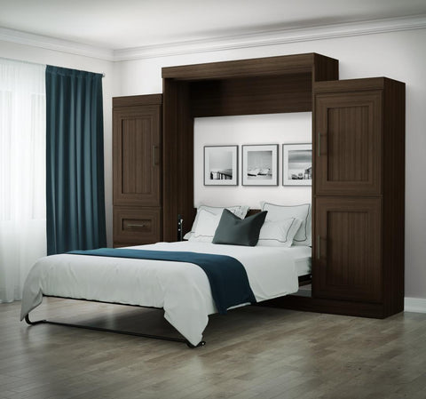 Queen Murphy Bed and 2 Storage Units (115”)