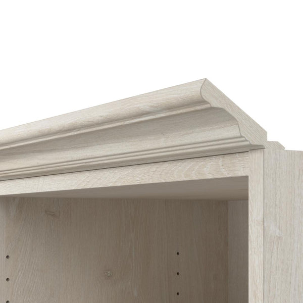 Traditional Corner Closet System with Clothing Rods, 36W x 36D