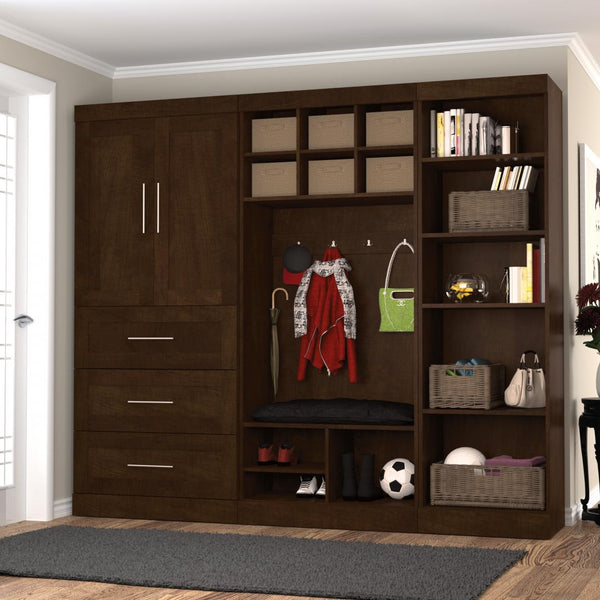 97W Mudroom Storage Unit with Bench