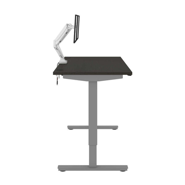 60W x 30D Standing Desk with Dual Monitor Arm
