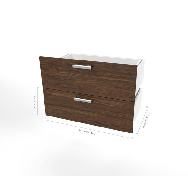 Walk-In Closet Organizer with 8 Floating Shelves