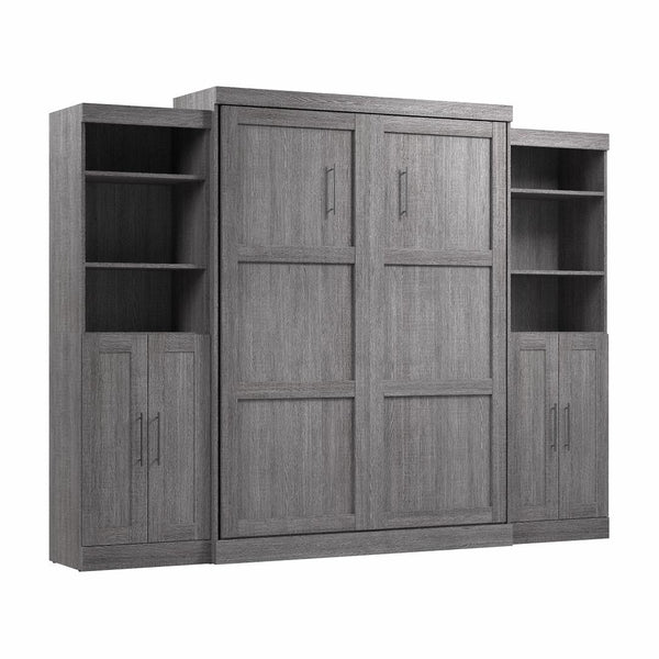 Queen Murphy Bed with Closet Storage Organizers (115W)