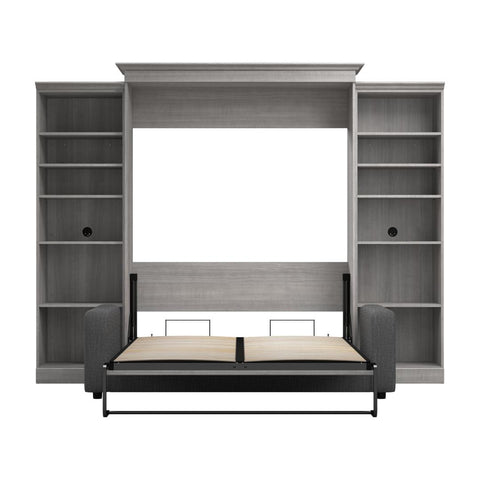 Queen Murphy Bed with Sofa and Closet Organizers (115W)