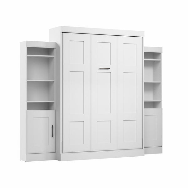 Queen Murphy Bed and 2 Storage Cabinets (108W)