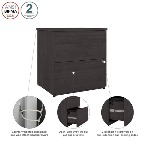 2 Drawer Lateral File Cabinet