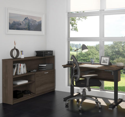 2-Piece set including a 24” x 48” standing desk and a credenza